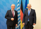 Innenminister Joachim Herrmann und kroatischer Innenminister Davor Božinović