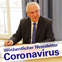 Innenminister Joachim Herrmann - Wöchentlicher Newsletter Coronavirus