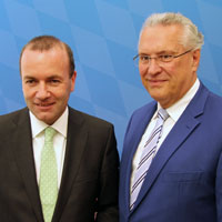 Manfed Weber, MdEP und Innenminister Joachim Herrmann, MdL